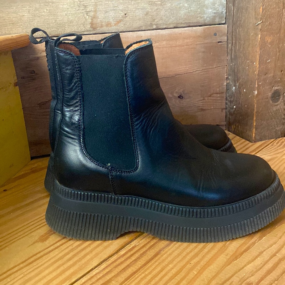 Ganni Creepers Chelsea Boot- size 39